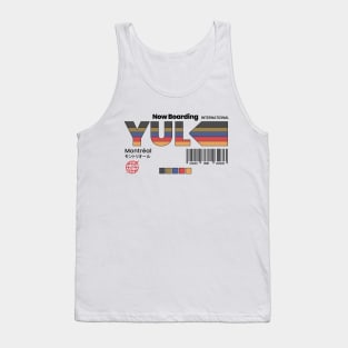 Vintage Montreal YUL Canada Retro Travel Airport Tank Top